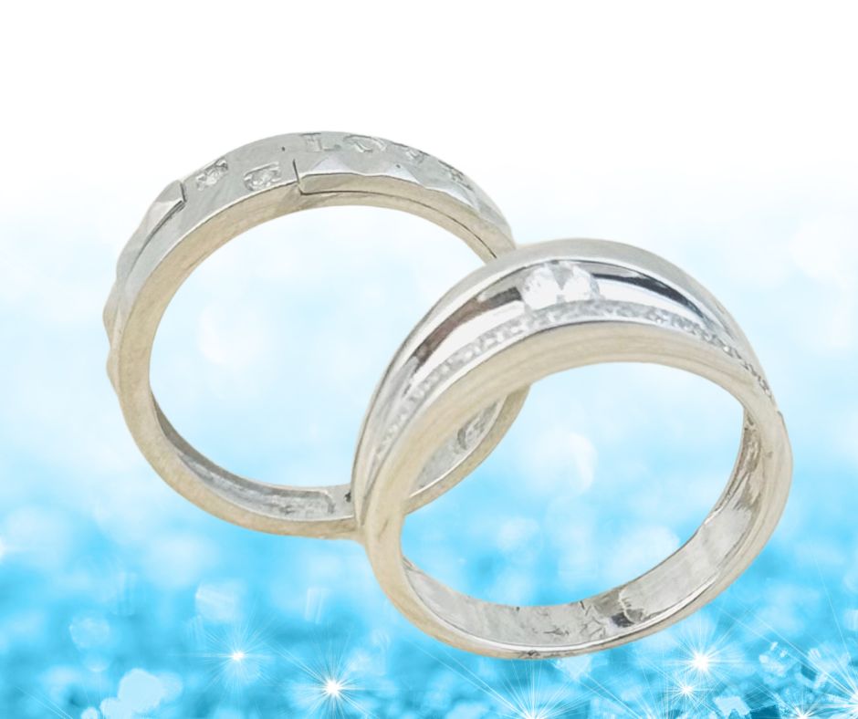Nhẫn cặp vàng 750 6g96